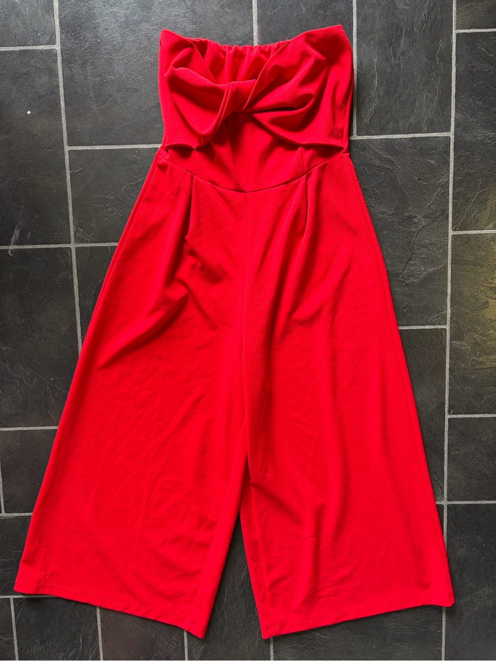 Co&Co Red Wide-Leg Jumpsuit (featured on Schitt’s Creek)